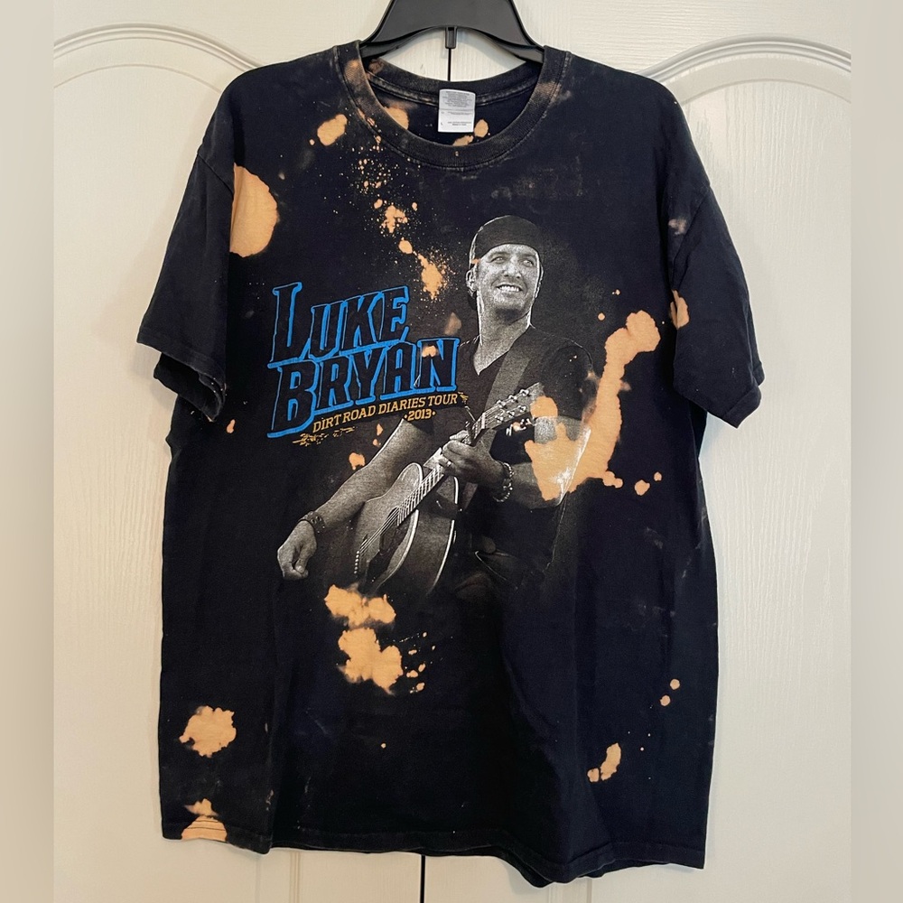 Luke Bryan 2013 Tour bleached t-shirt, Large